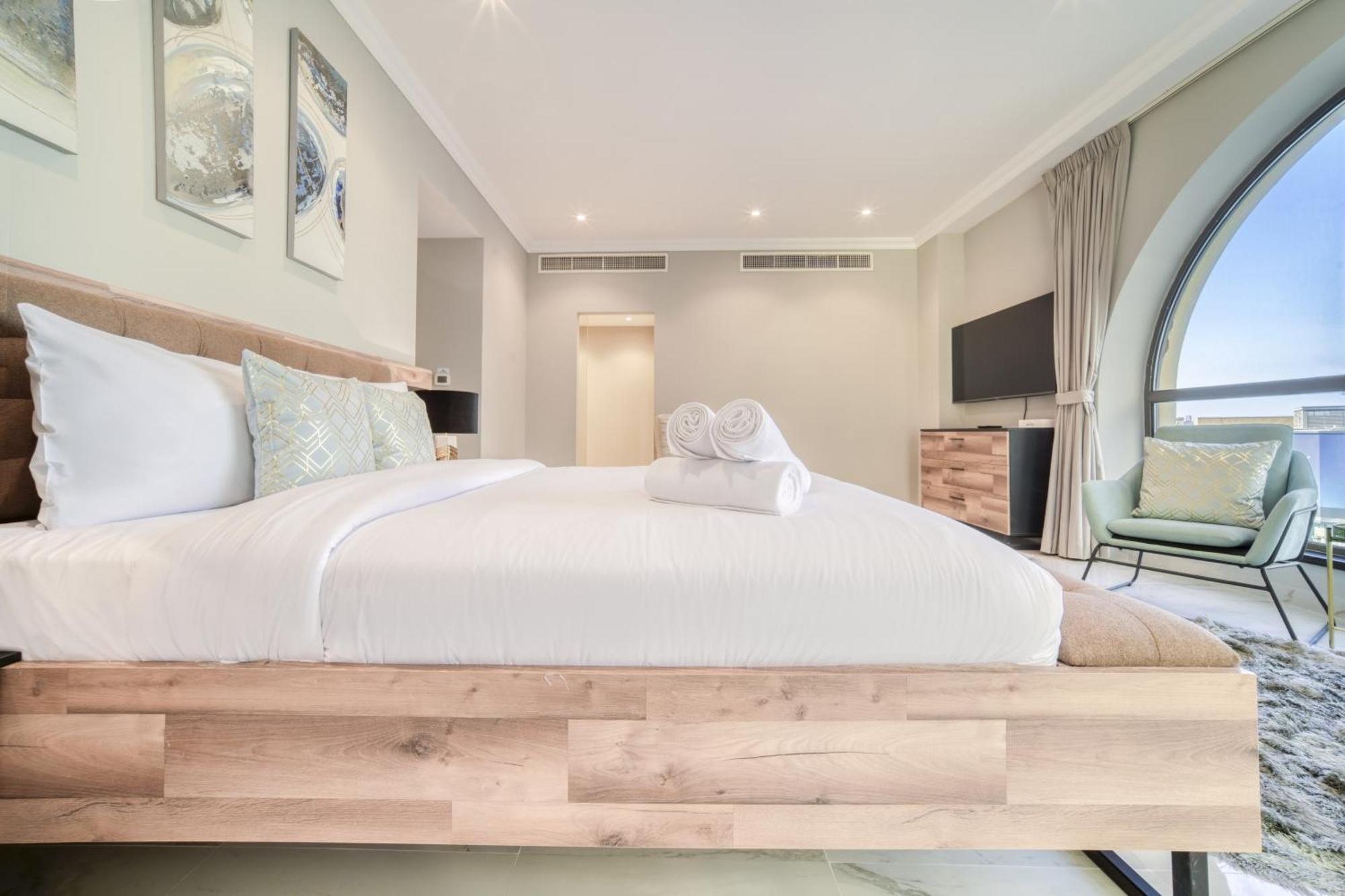 Luxurious 4 Bedroom Duplex With Terrace & Sea View Dubái Exterior foto